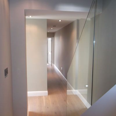 Refurbished modern style entrance access hall by Eugene Foley Construction Limited 